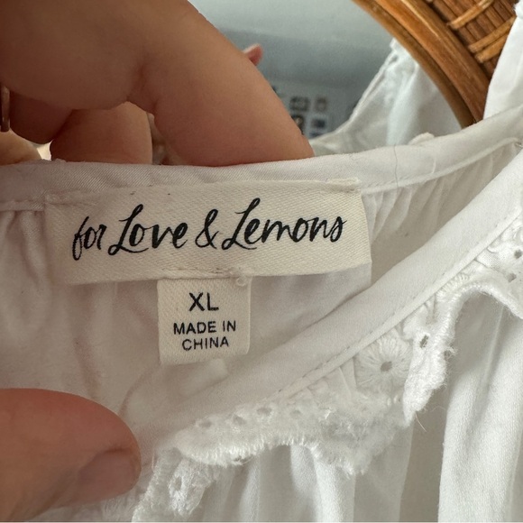 For Love and Lemons Jackson Puff Sleeve
Crop Top white size XL - Picture 10 of 12